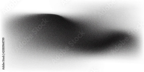 A dark, smoky brush stroke with a gradient effect, appearing as a cloud of particles.