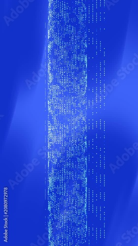 Vertical Bright blue digital circuit board texture with intricate electronic pattern tech background lines. Suitable for technologyrelated designs or backgrounds.