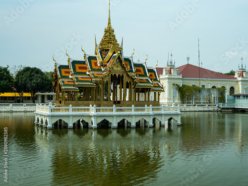 Thai Pavilion on Water at Bang Pa-In Royal Palace, Thailand