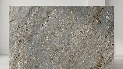 Gray stone surface with speckles, high detail natural mineral texture for architectural designs, creative modern visual graphic,