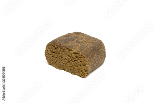 Hashish isolated on white background