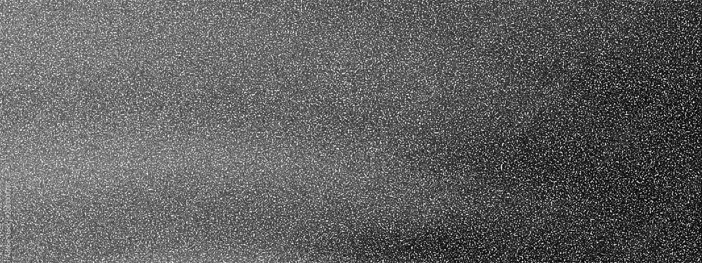 Fototapeta premium Gray textured surface with small white specks and gradient effect from light to dark gray tones transparent background