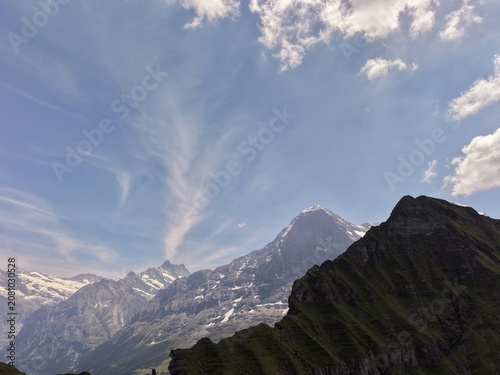 clouds over the mountain