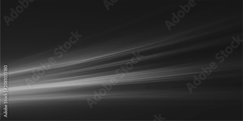 Slika na platnu Abstract light streaks emanating from the left side, creating a dynamic and futuristic visual effect with a sense of speed and motion