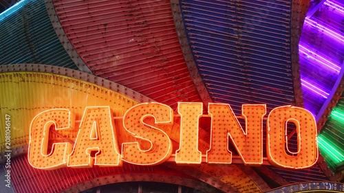 neon casino sign in the city of macau