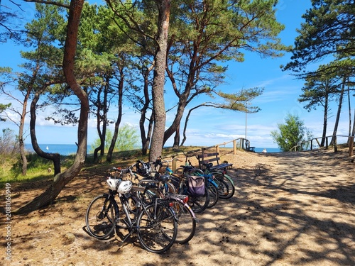 bicycle on the beach