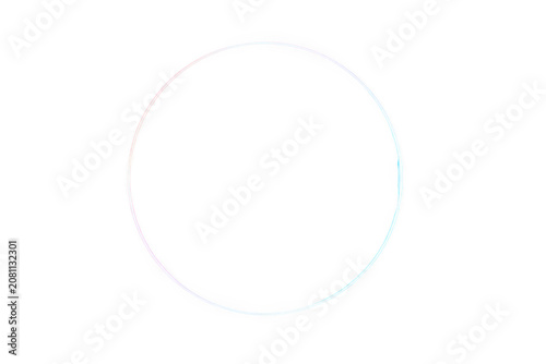 Simple blue dotted circle icon