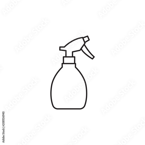 Spray bottle outline icon