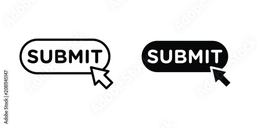 Fotografía Submit button icon