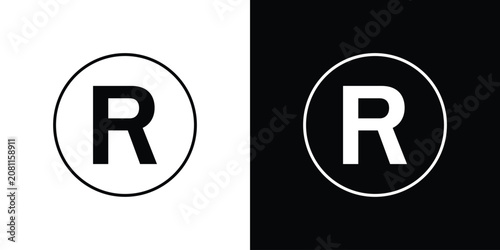 Принти на полотні Registered trademark Icon