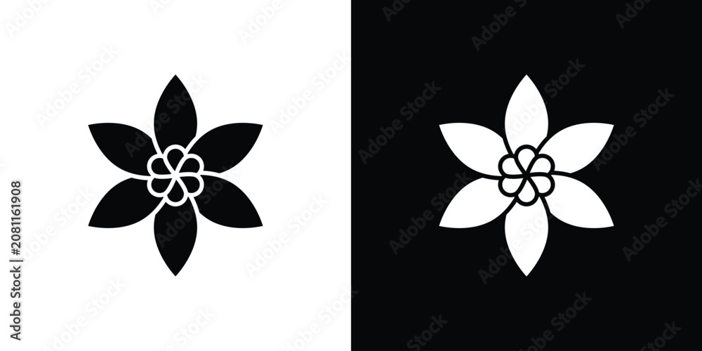 Fototapeta premium Jasmine icon