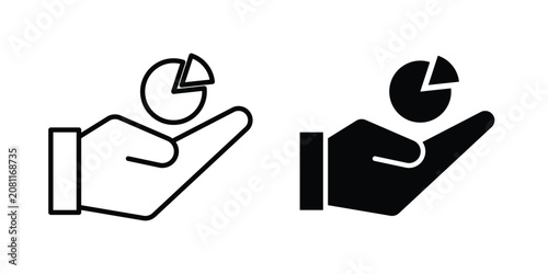 Obraz na płótnie Contribution icon