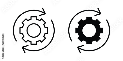 Canvastavla Recovery gear icon