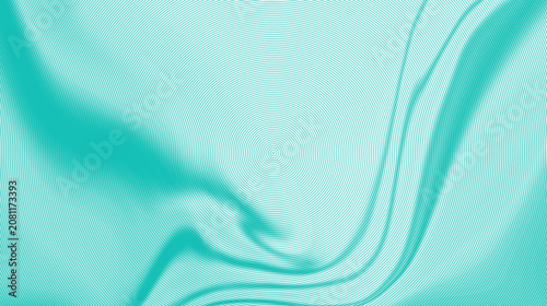 Abstract teal geometric wave pattern graphic design background with abstract
