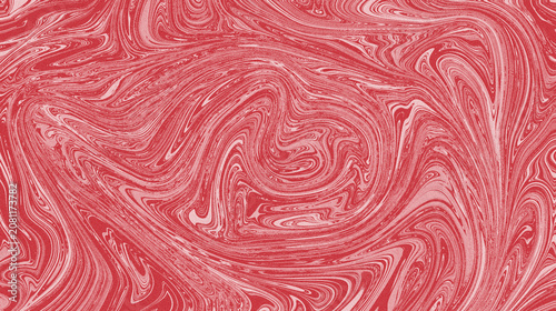 Abstract red marbled liquid texture graphic background with abstract, background