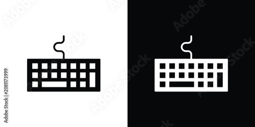 Tableau sur toile Keyboard icon