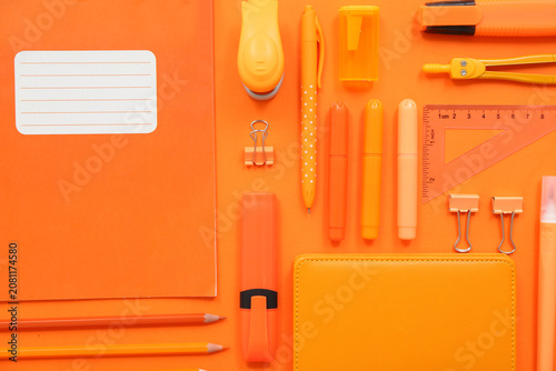 Different stationery on ora...