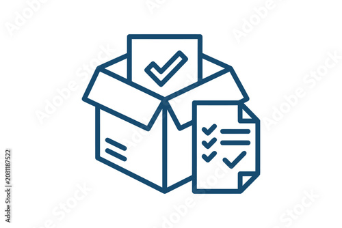 Order Fulfillment Checklist Icon