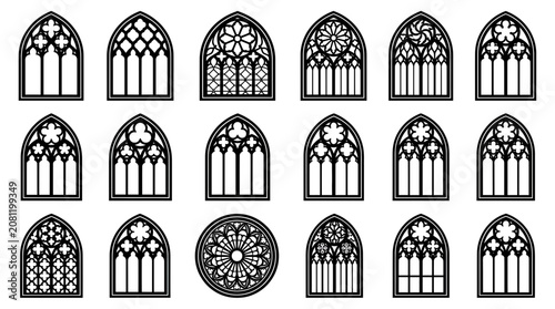 Foto Gothic Window Designs Collection - Architectural Elements