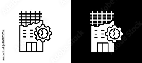 Foto Construction Progress lineglyph icon