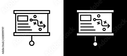 Master Plan lineglyph icon