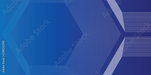 Abstract Hexagon Blue Tech Finance Fintech Background Abstract Pixel Pattern. Abstract Business Tech Simple Art Modern Abstract