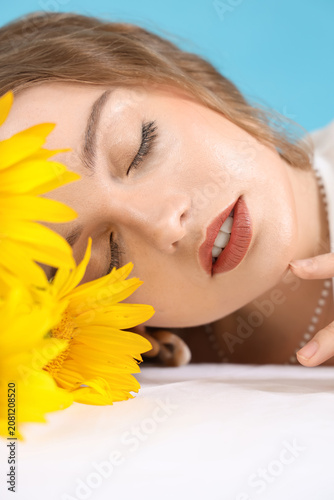 Young woman with beautiful ...