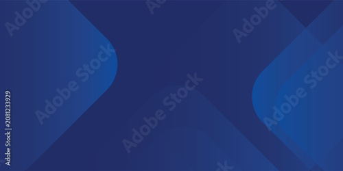 Fotografía Abstract blue background with glowing geometric lines