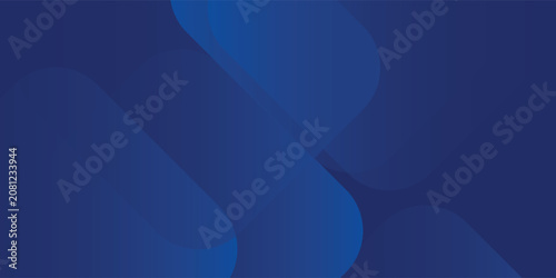 Fotografie Abstract blue background with glowing geometric lines