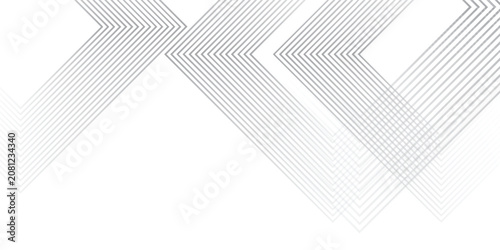 Tableau sur toile Vector oblique stripe diagonal black and white line gradient fabric transparent diagonal line cloth