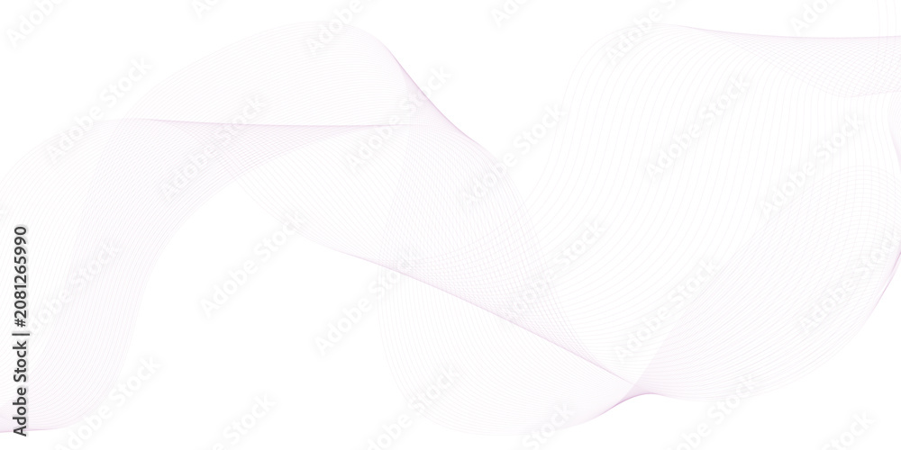 Fototapeta premium Abstract background with green wavy lines. Vector illustration 