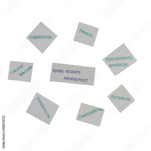 Collection of flat design geometric icons with paper airplane, shapes and tools with torn paper and crafted card design