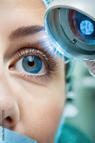 laser correction surgery, equipment, laser beam, patient