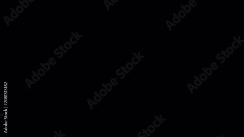 Hand mouse cursor arrow clicking animation with on transparent background