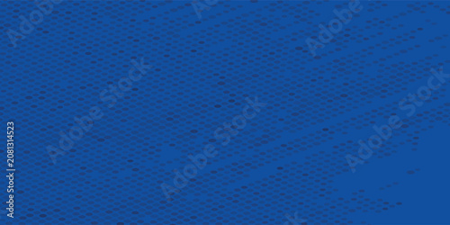 Abstract Blue Hexagon Pattern Background With Modern Tech Texture And Diagonal Motion Lines