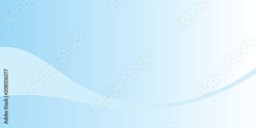 Abstract white wavy glowing lines on a blue background. Futuristic digital high-technology pattern modern