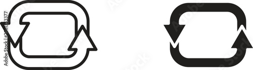 Cuadro en lienzo Reload icon for website projects