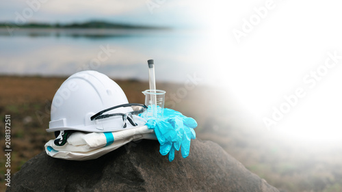 Protective laboratory safety equipment for environmental field sampling, water quality monitoring.