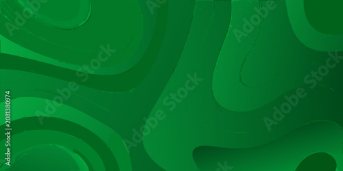 Fotografie abstract green swirls on gradient background flowing curves artistic modern desi