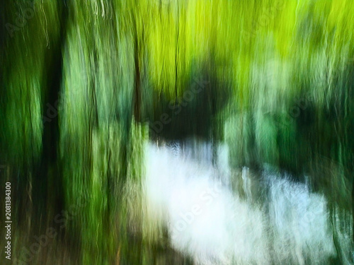 Obraz na plátně intentional camera movement photo for background