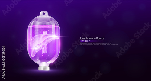 Bild auf Leinwand Liver immune booster