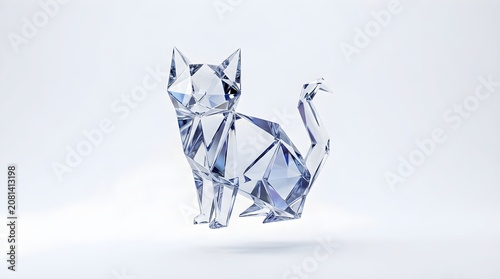 International Cat Day Cute and Creative Cat Celebration Concept on White Background