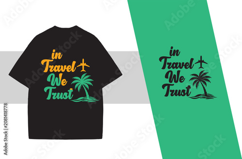 Time to Travels T-shirt design Vector 