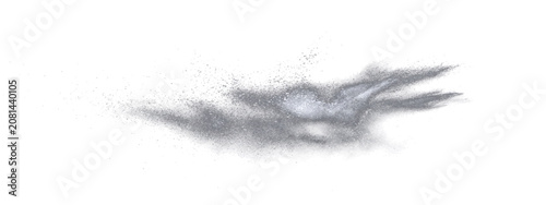 Cuadro en lienzo Abstract ethereal smoke wisps drift across clean background, suggesting subtle movement ephemeral essence