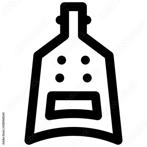 Konstfotografi Confucianism. Editable stroke vector icon.