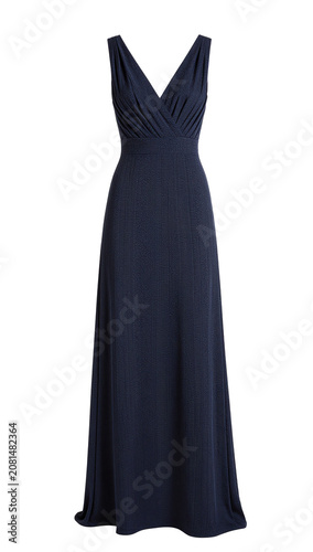 Headless female model wearing stylish maxi gown