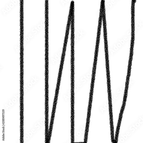 Stipple Line Art – Mountain Wave Abstract Pattern