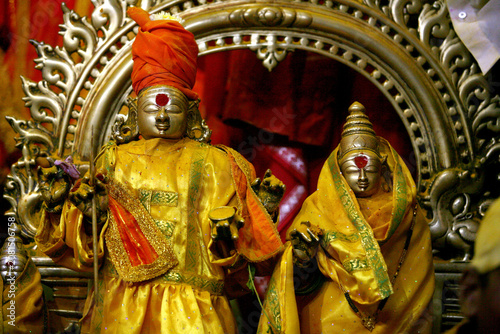 Canvastavla hindu god statue