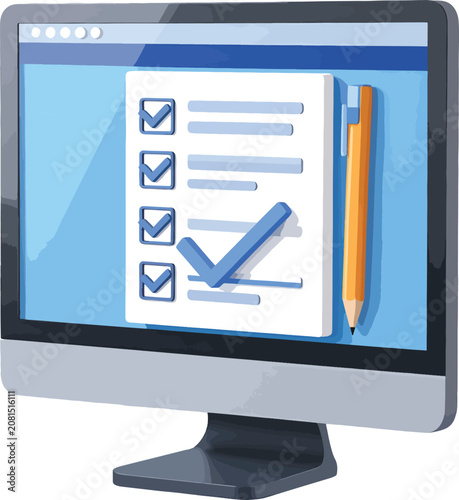 Computer screen showing che...