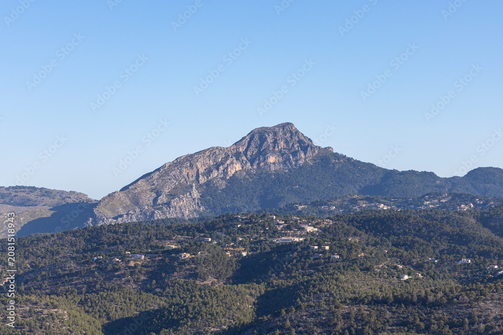 Obraz premium Mountain landscape of the island of Mallorca, Spain